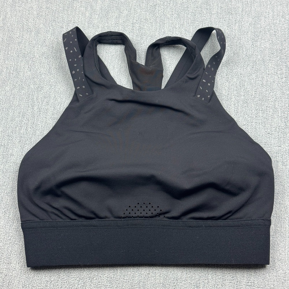 Lululemon X SoulCycle Sports Bra Womens 6 Black To The Beat‎ Strappy Gym W2BB2S